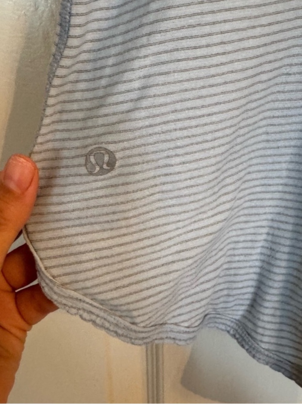 lululemon athletica Light Blue Ribbed Racerback Tank - Picture 5 of 5
